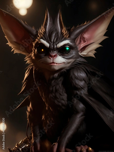 Fototapeta Fantasy style and characters. Gremlin - the hero of fairy tales and legends