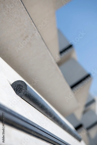Fototapeta Concret segments pile for tunnel construction