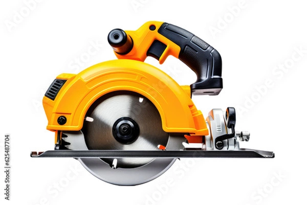 Fototapeta Circular saw, Transparent background. generative AI