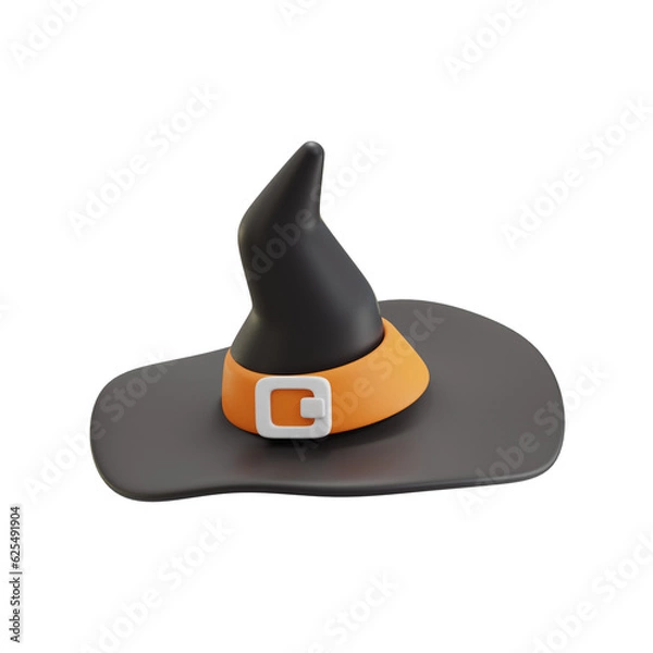 Fototapeta Witch Hat 3D Illustrations
