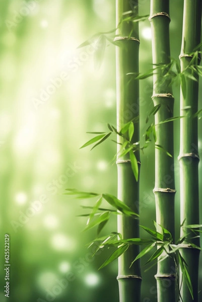 Fototapeta Bamboo tree in a park