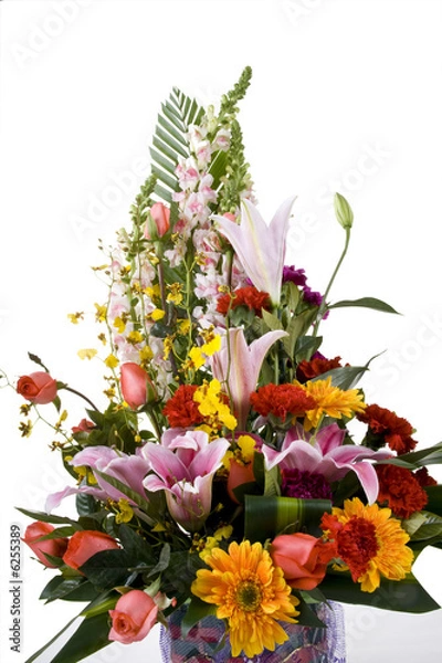 Obraz Flower bouquet in a basket