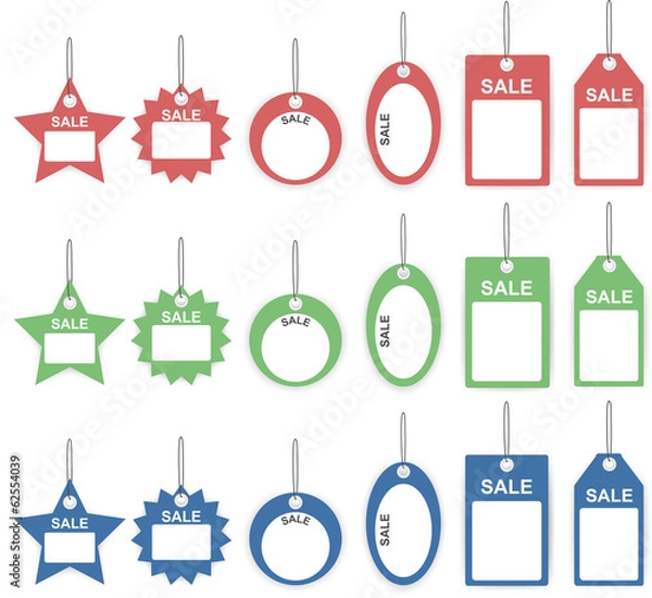 Fototapeta Price tags