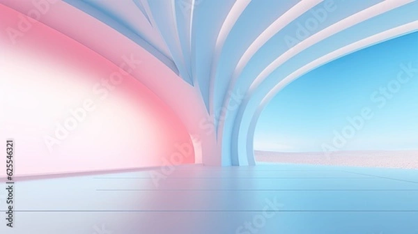 Fototapeta Clean presentation style background AI