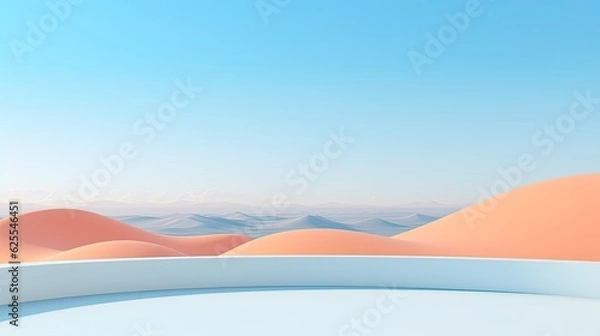 Fototapeta Clean presentation style background AI