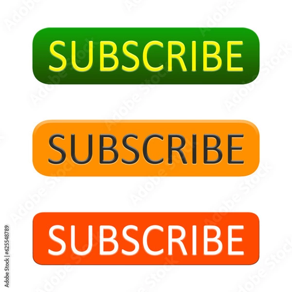 Fototapeta Subscribe text