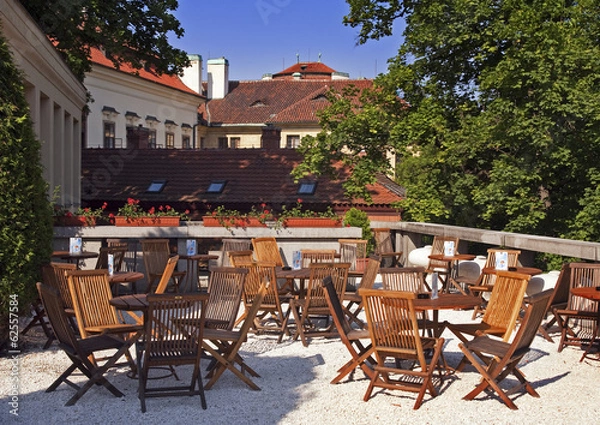 Obraz Open air restaurant.