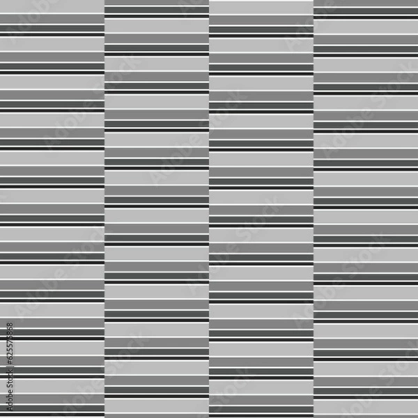 Fototapeta Abstract seamless geometric pattern.simple horizontal stripe on gray theme pattern with white background.