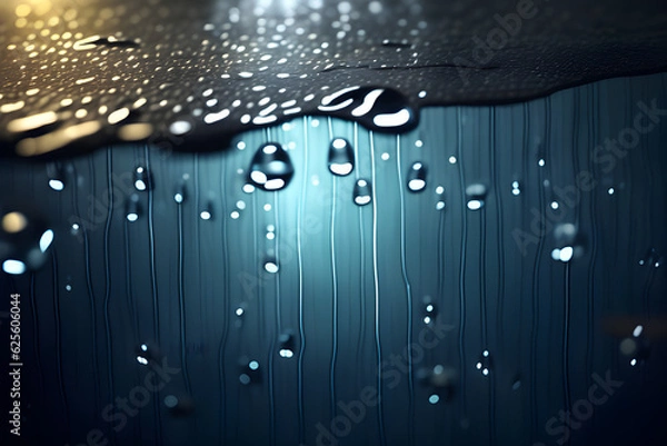 Obraz dripping water. generative ai