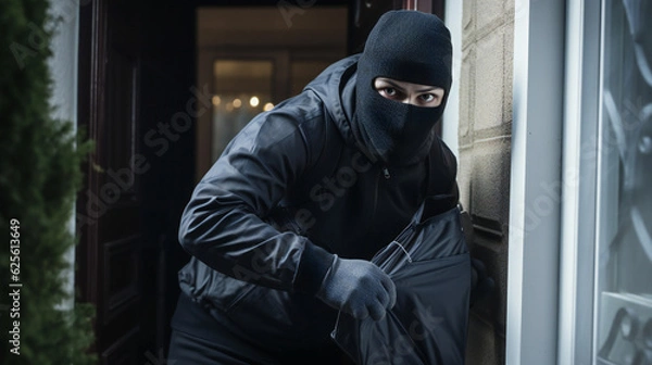 Obraz Burglar in mask