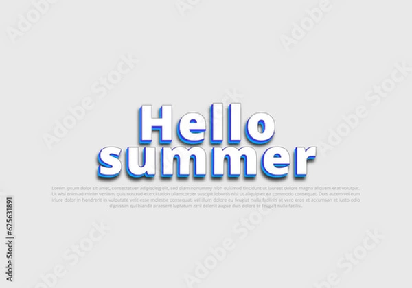 Fototapeta Text style effect with text style graphic element.