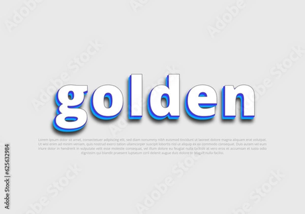 Fototapeta Text style effect with text style graphic element.