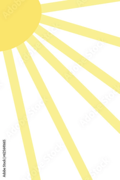 Obraz yellow sun background