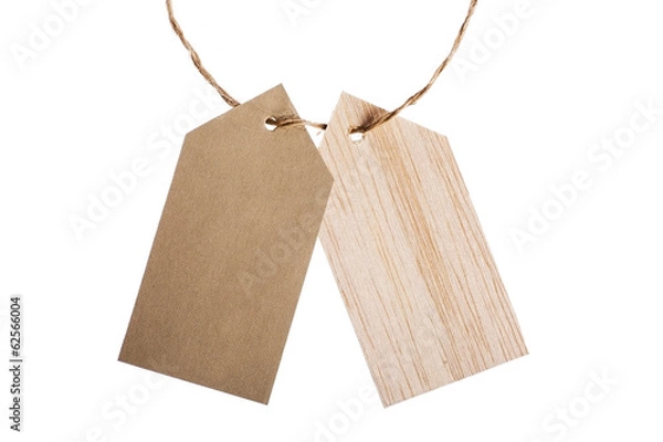 Fototapeta Two tags