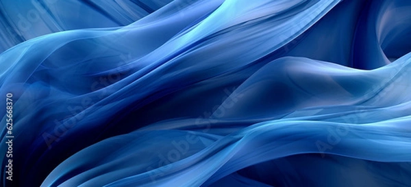 Obraz A Saturated Abstract Blue Background