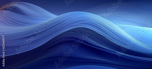 Obraz A Saturated Abstract Blue Background