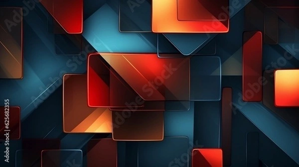 Obraz Colorful Blocks Wall Background