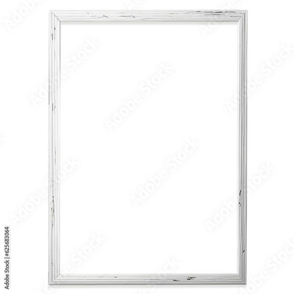 Fototapeta single frame empty mock-up created with AI generative technology