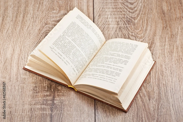 Fototapeta open book