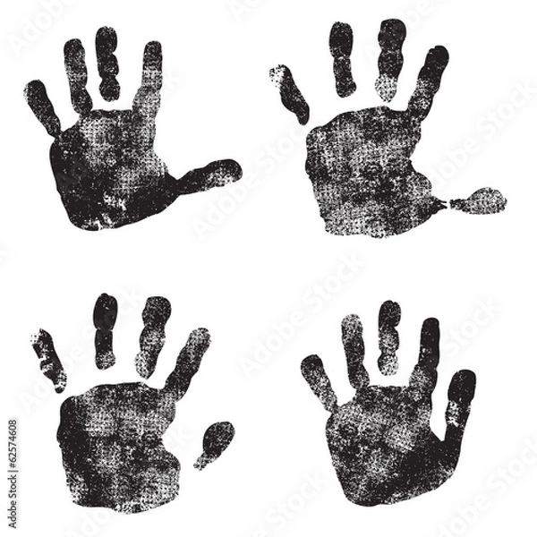Obraz Hand Print icon