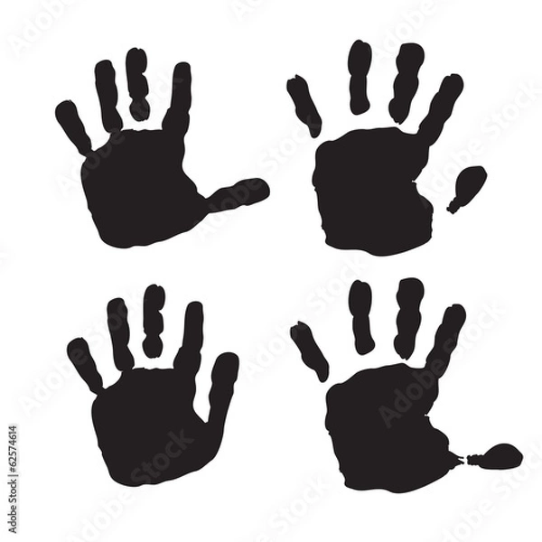 Obraz Hand Print icon