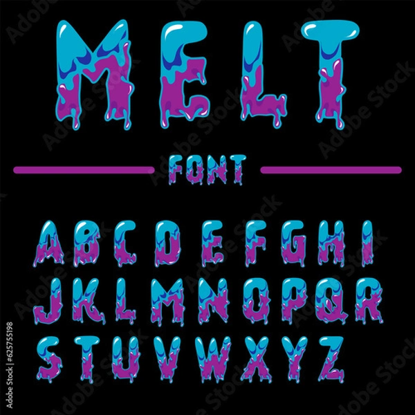 Obraz Typefaces for sheet melting