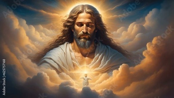 Obraz Jezus na niebie