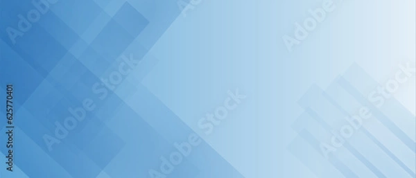 Obraz Abstract banner design with soft blue geometric background. Blue banner background. Vector abstract graphic design banner pattern background template. eps 10