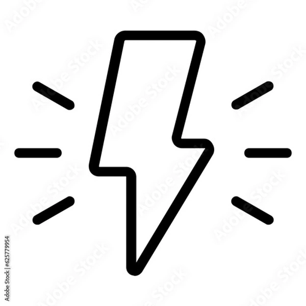 Fototapeta flash icon