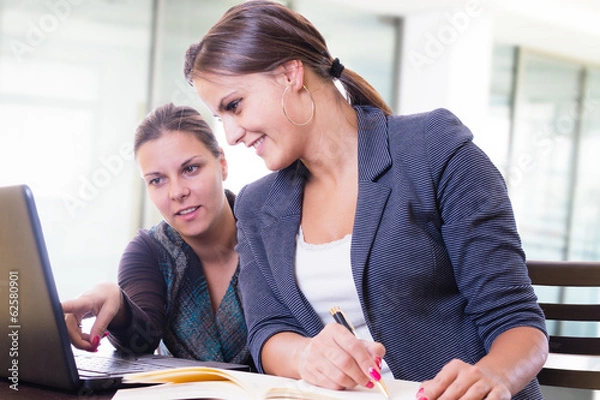 Fototapeta Teamwork in the office