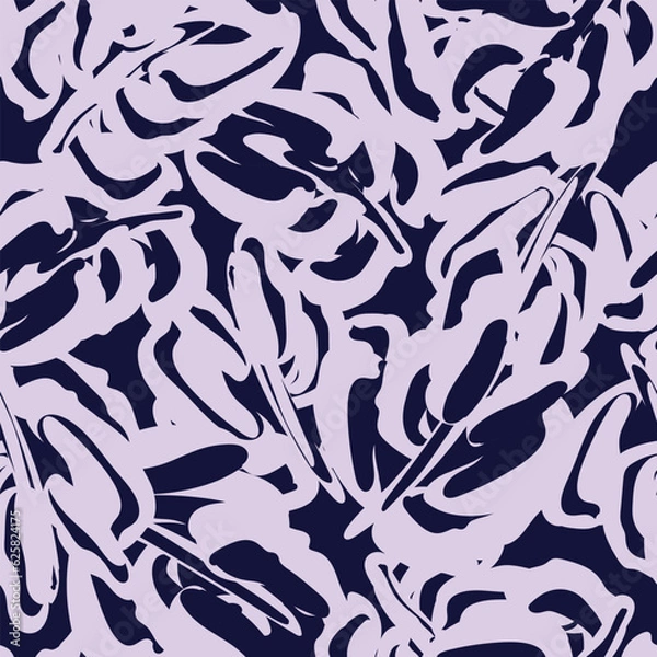 Fototapeta Pastels Tropical Leaf Seamless Pattern Design