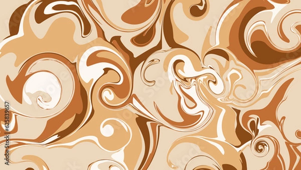 Fototapeta 淡い茶色のマーブル模様