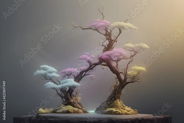 Fototapeta tree. Generative AI