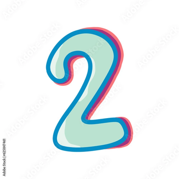 Obraz 2 cute character 