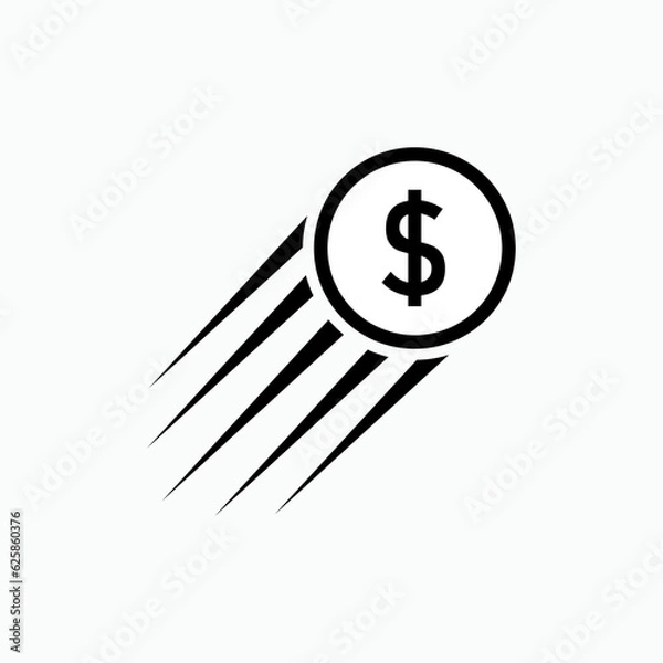 Fototapeta Economy Recovery Icon. Market, Finance or Business Symbol - Vector, Sign for Design, Presentation, Website or Apps Elements.