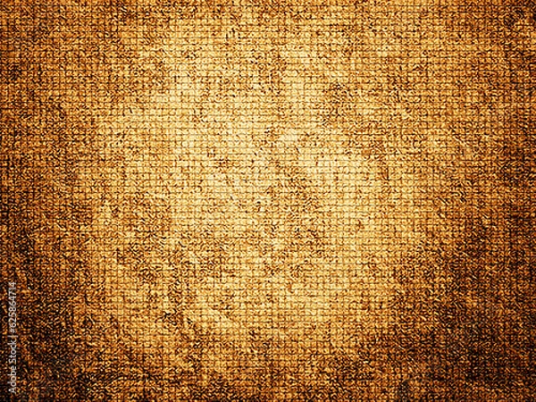 Obraz Brown background with golden reflections. Abstract pattern.