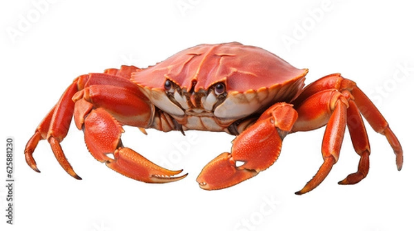 Fototapeta a crab isolated on white background