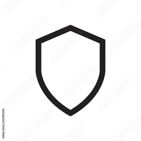 Fototapeta shield icon design vector template
