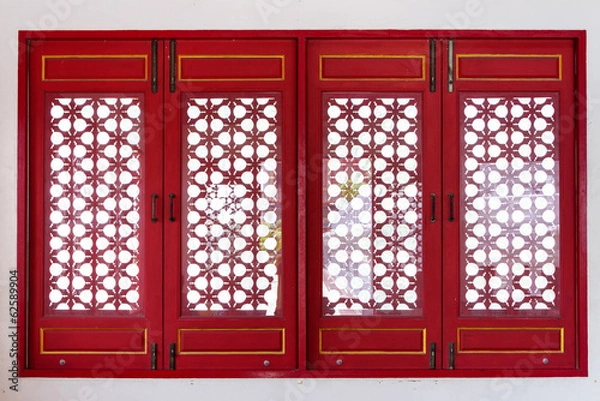 Obraz Chinese window in a temple