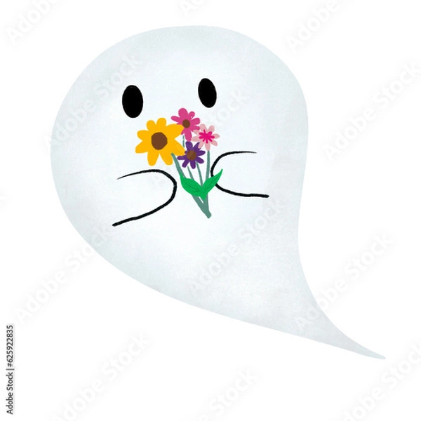 Obraz flower and ghost