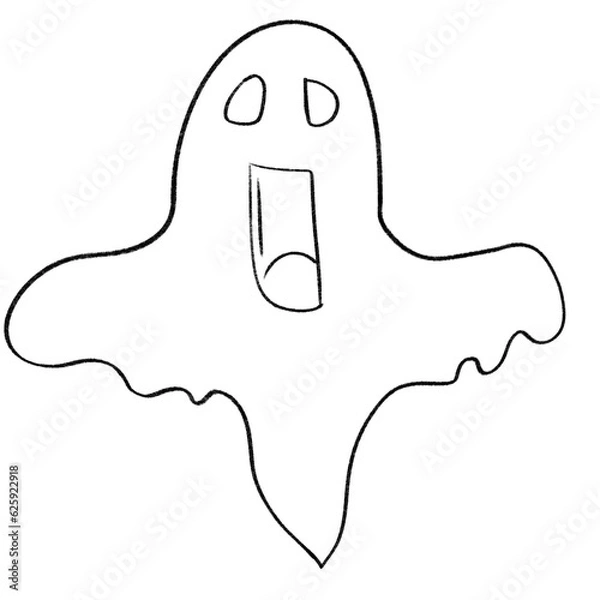 Obraz scary halloween ghost