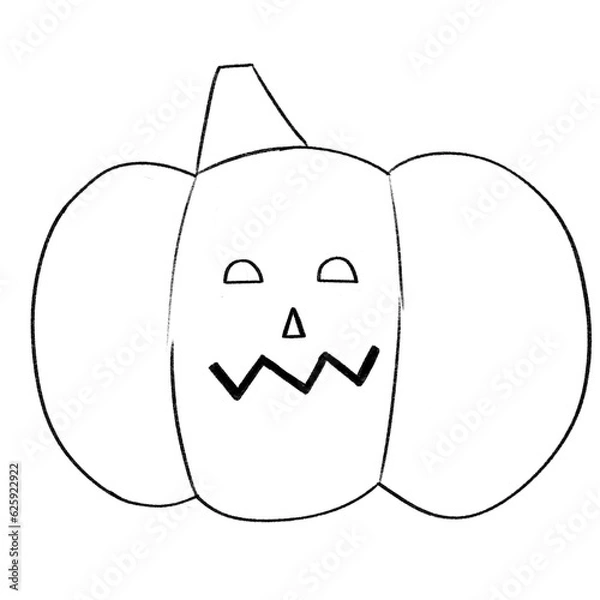 Obraz halloween pumpkin face