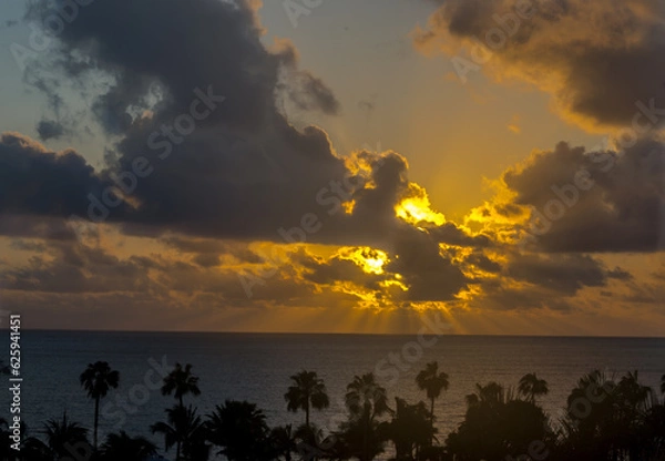 Obraz sunset in the clouds