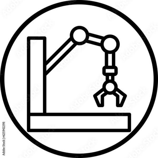 Obraz Vector Design Robot Arm Icon Style
