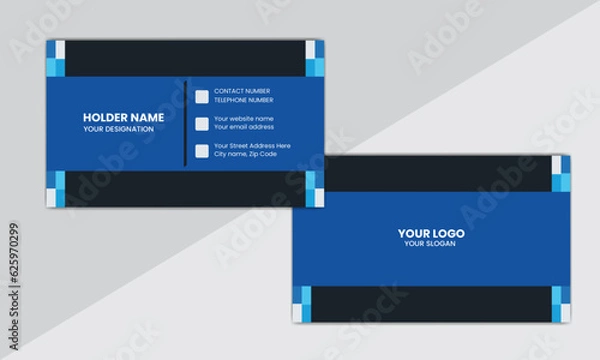 Fototapeta Modern and Simple Business card design 