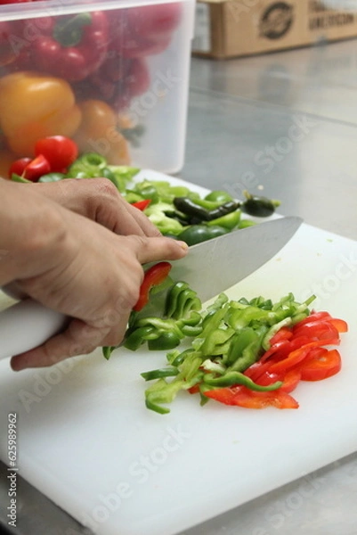 Obraz Picando Pimientos