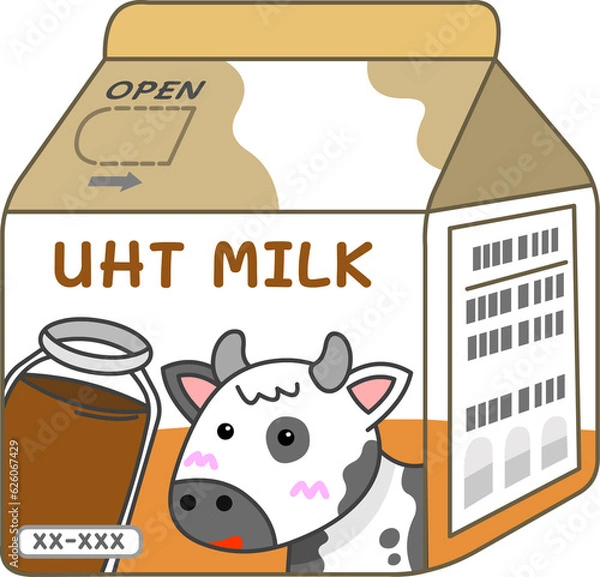 Obraz UHT coffee milk png