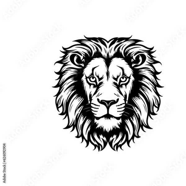 Obraz Lion svg png bundle, Lion clipart, Lion cut file, Lion King svg, Lion vector, Lion face svg, Lion head svg, Lion silhouette, Lion logo, Cricut, LION HEAD SVG, Lion Head Svg, Lion Clipart, Lion Head Sv