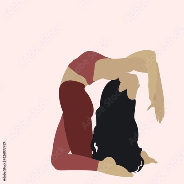 Obraz Postura de Yoga