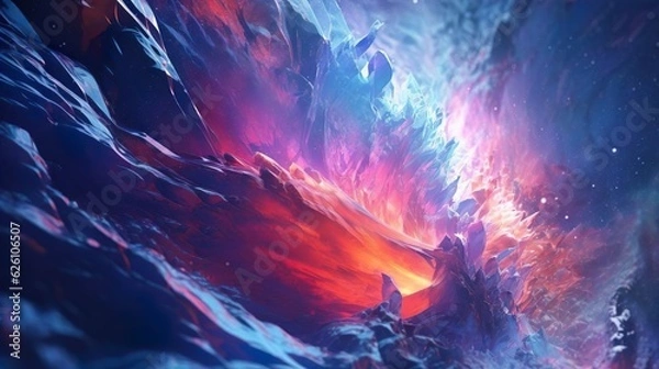 Obraz Astral wallpapers composition with snow
